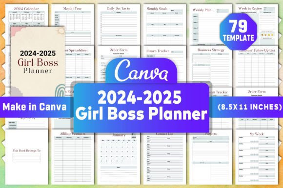 2024-2025 Girl Boss Planner: Your Ultimate Organizational Tool