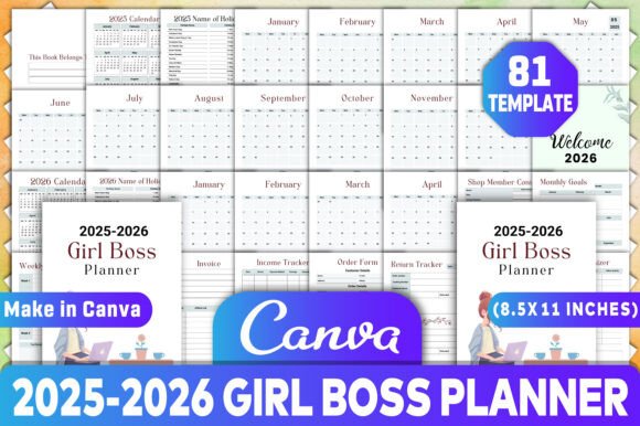 2025-2026 Girl Boss Planner: A Comprehensive Tool for Modern Women