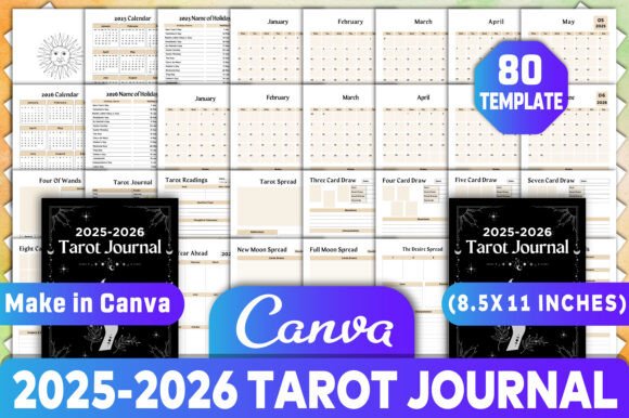 2025-2026 Tarot Journal: A Comprehensive Guide to Personal Growth and Insight