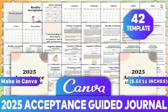 2025 Acceptance Guided Journal: A Comprehensive Tool for Mindful Living