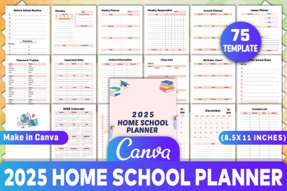 2025 Home School Planner: A Comprehensive Guide to Effective Learning Management