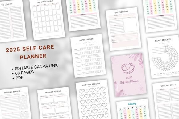 2025 Self Care Planner
