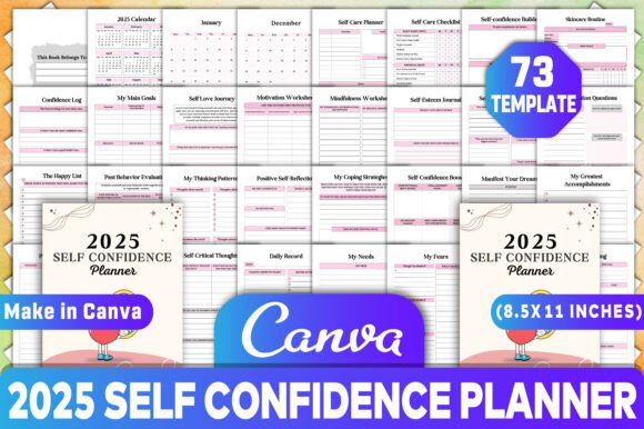 2025 Self Confidence Planner