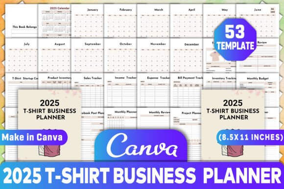 2025 T-Shirt Business Planner: A Comprehensive Tool for Entrepreneurs