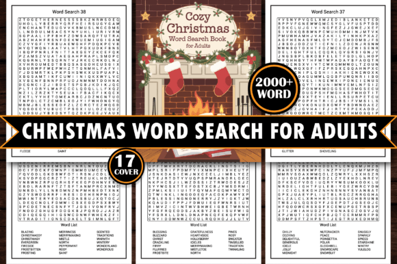 Cozy Christmas Word Search Book Adults: A Festive Way to Unwind and Reconnect