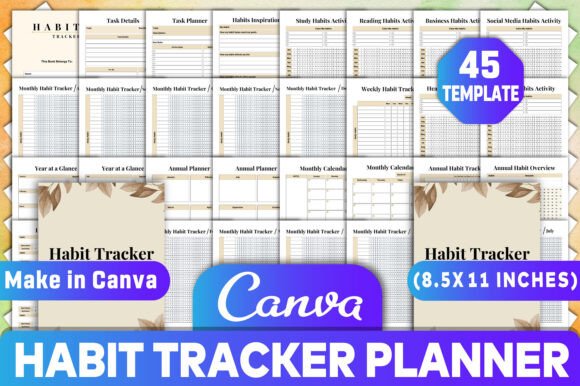 Habit Tracker Planner for Daily Success