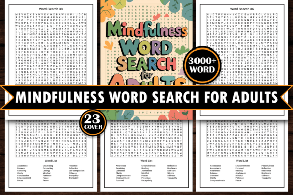 Mindfulness Calming Word Search Book: A Journey to Serenity and Mental Clarity