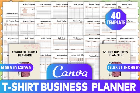 T-Shirt Business Planner: A Comprehensive Tool for Entrepreneurs and Creators