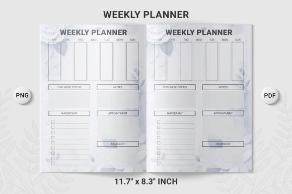 Weekly Planner KDP 02: A Practical Tool for Organizing Your Week
